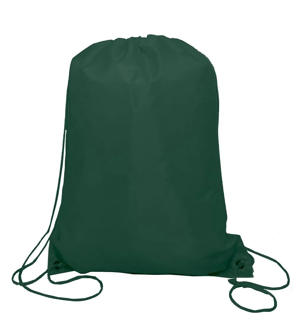 216 ct Drawstring Backpacks Sport Cinch Bags - MEDIUM - By Case