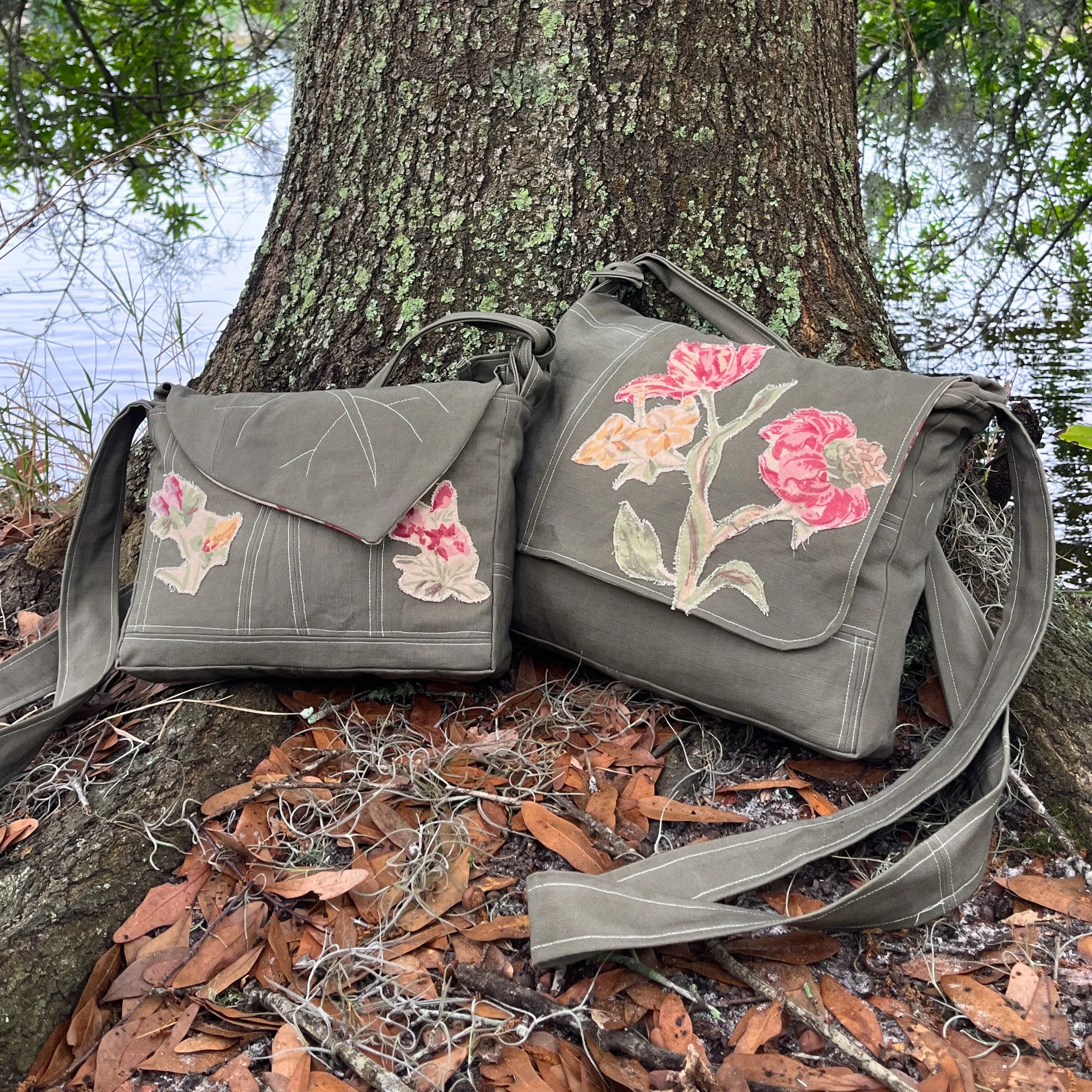 BUNDLE - Foraging   Leaf Satchel Sewing Patterns