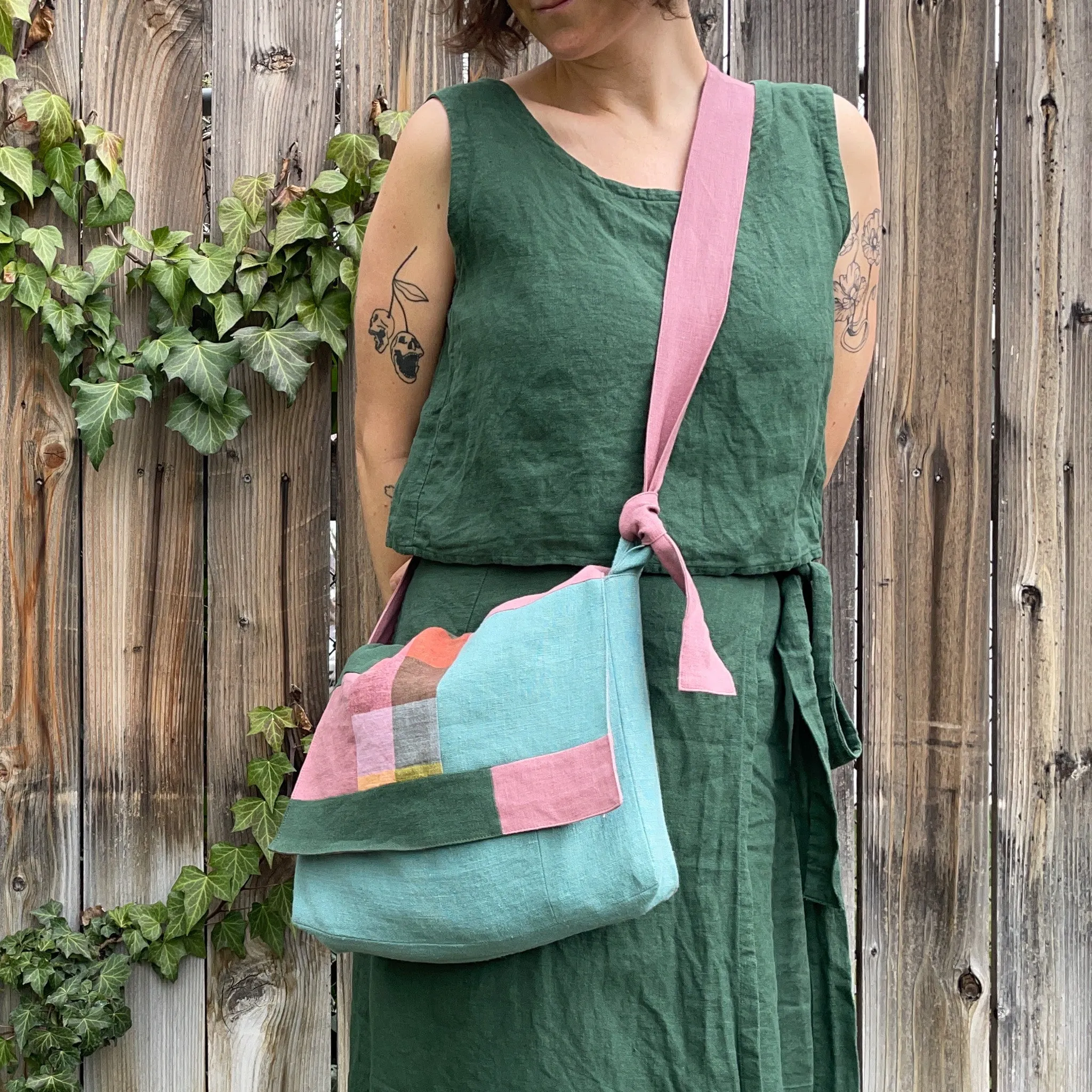 BUNDLE - Foraging   Leaf Satchel Sewing Patterns