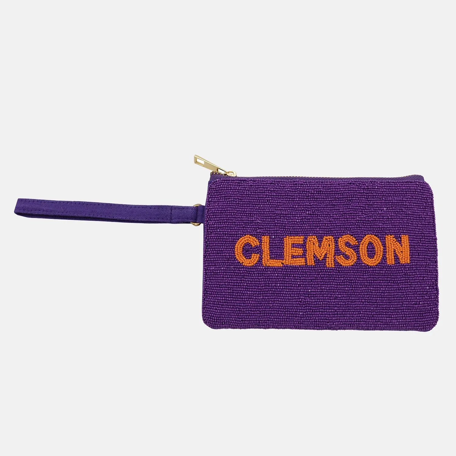 Clemson Beaded Accessory Case