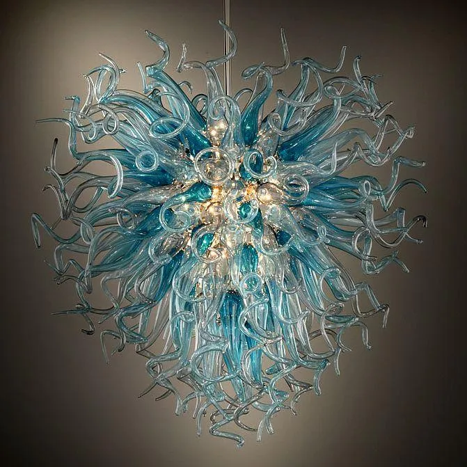 Customisable Murano Art Glass Chandeliers, Many Colours And Style Variant Options Available.