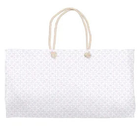 D&D Lattice Lilac Weekender Tote