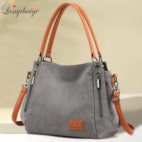 Designer Handbags for Women Canvas Fashion Shoulder Crossbody