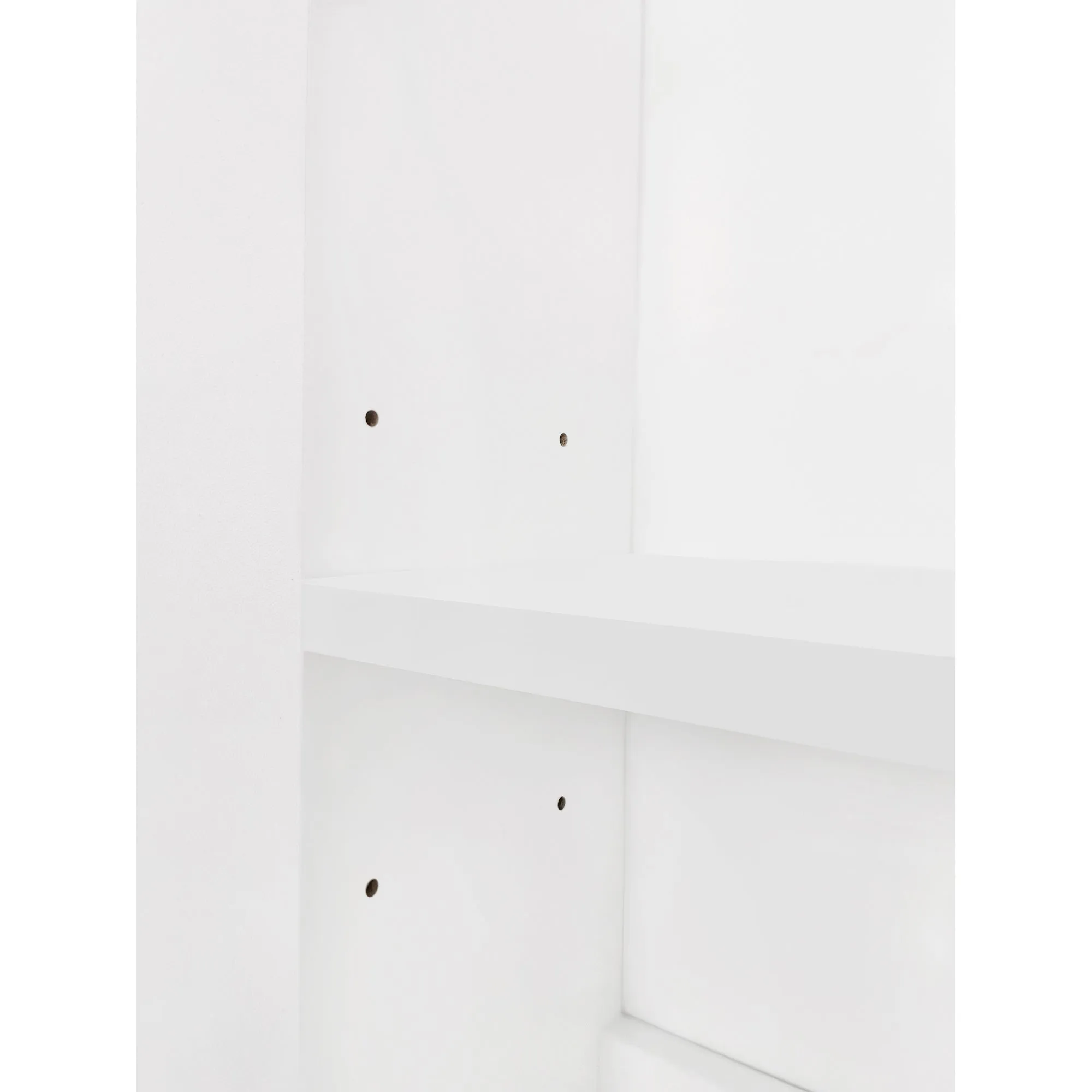 Felix III Shoe Cabinet with Open Storage Space - White