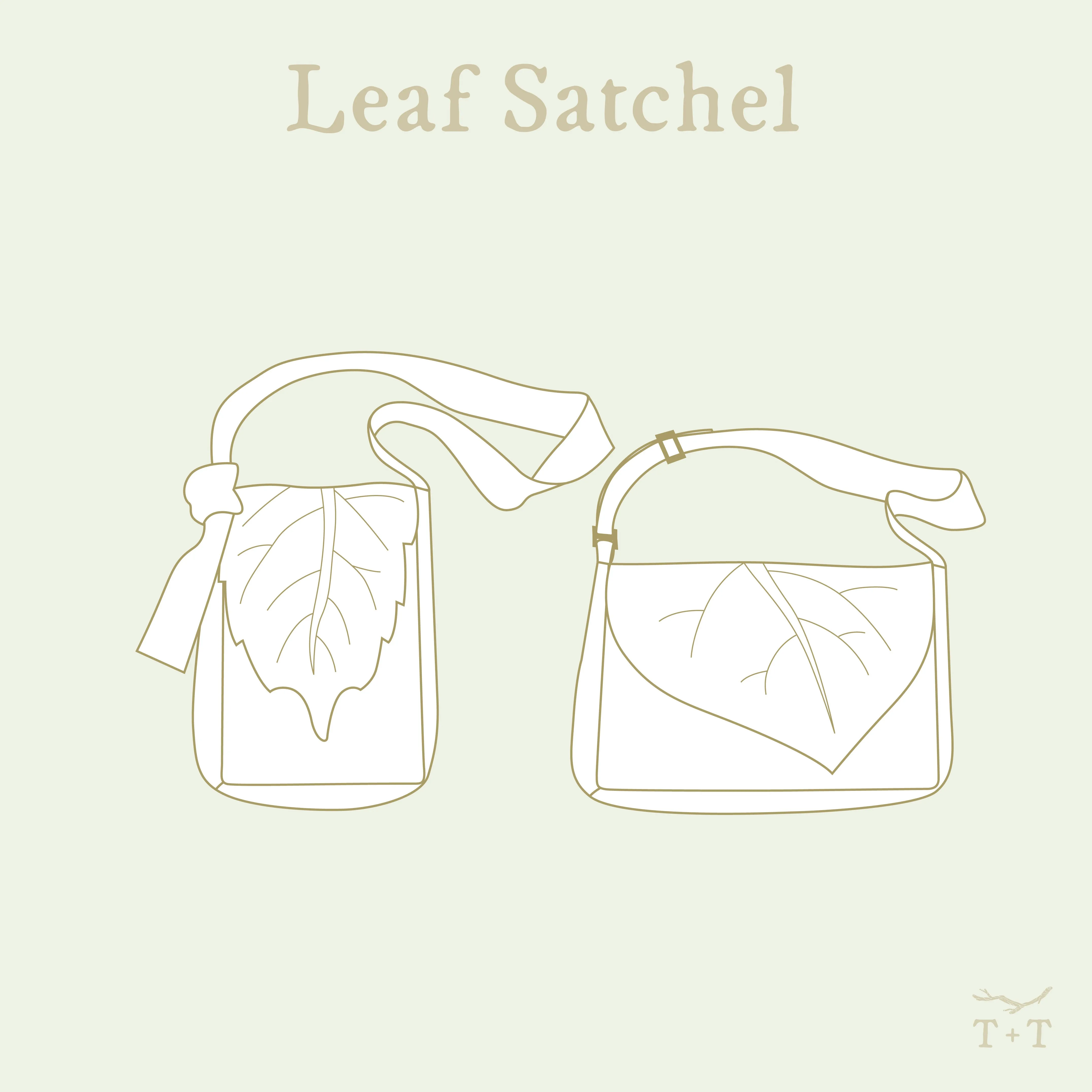 Leaf Satchel ~ Digital Pattern   Video Class