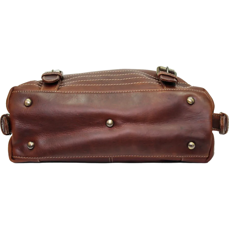 Leather Purse with Buckles