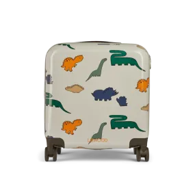 Liewood Hollie Hardcase Suitcase Koffer | Dinosaurs / Mist