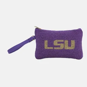 LSU Beaded Accessory Case