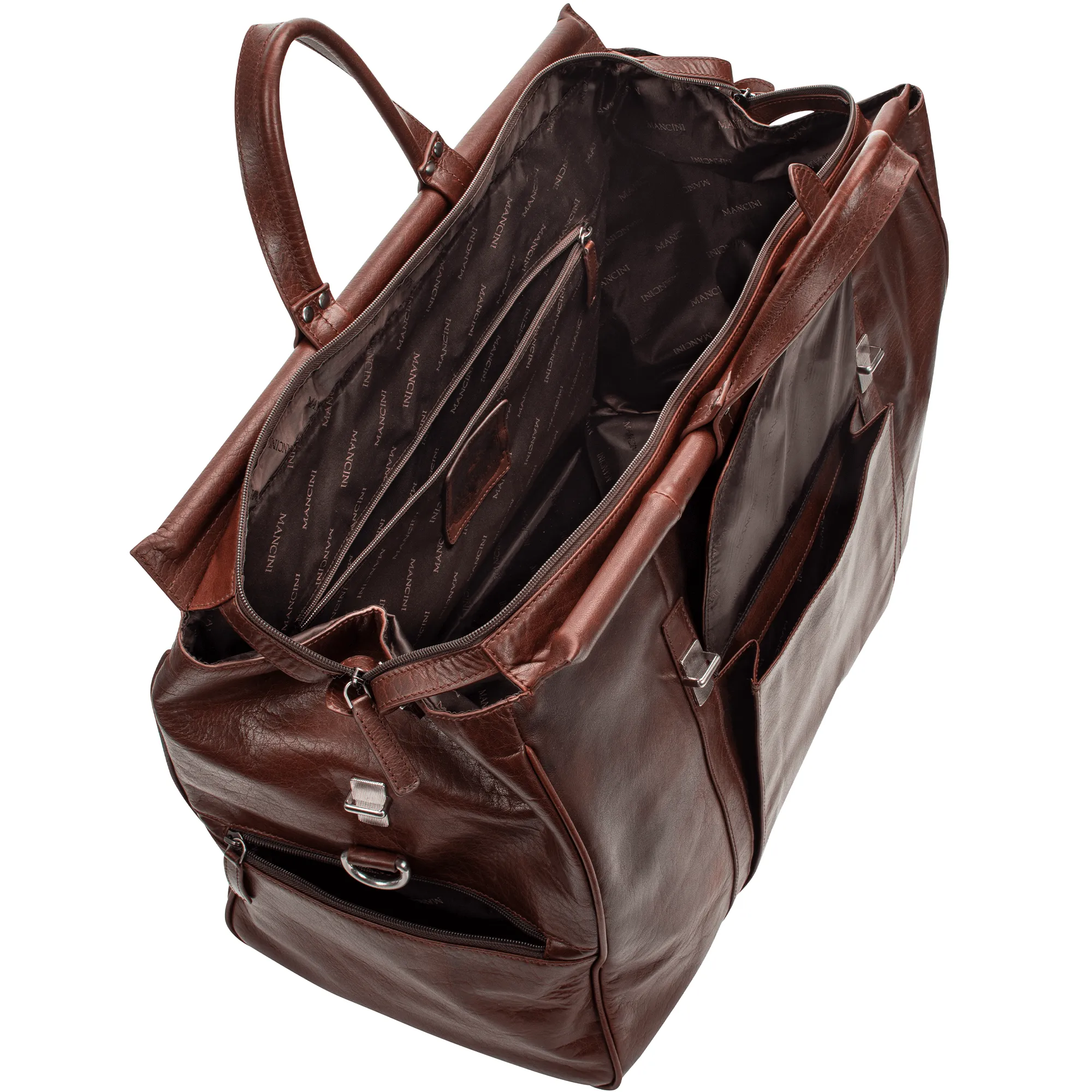 Mancini Buffalo Dowel Rod Carry-on Duffle Bag