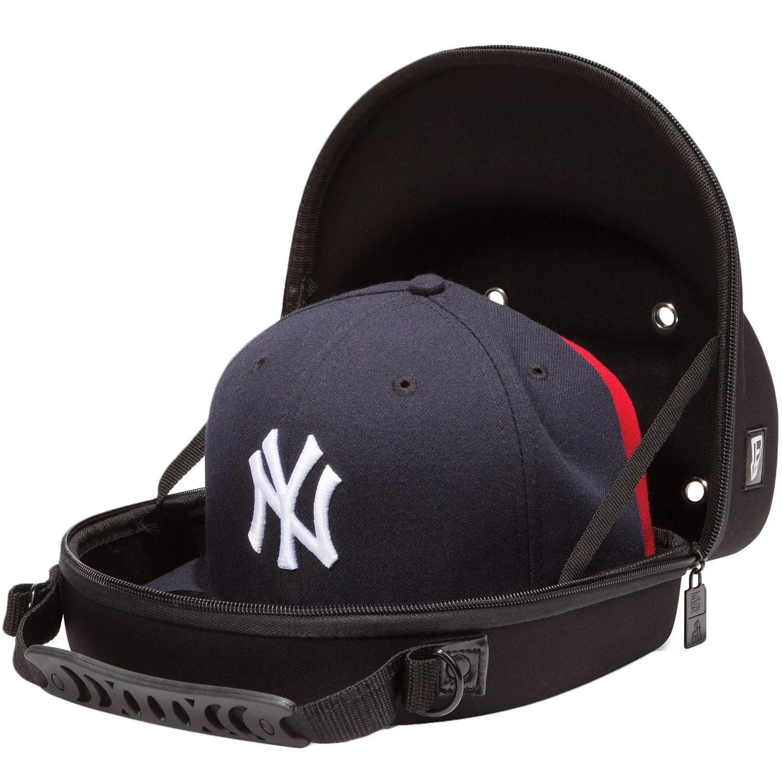 New Era 2 Cap Reinforced Baseball Cap Carry Case - Black