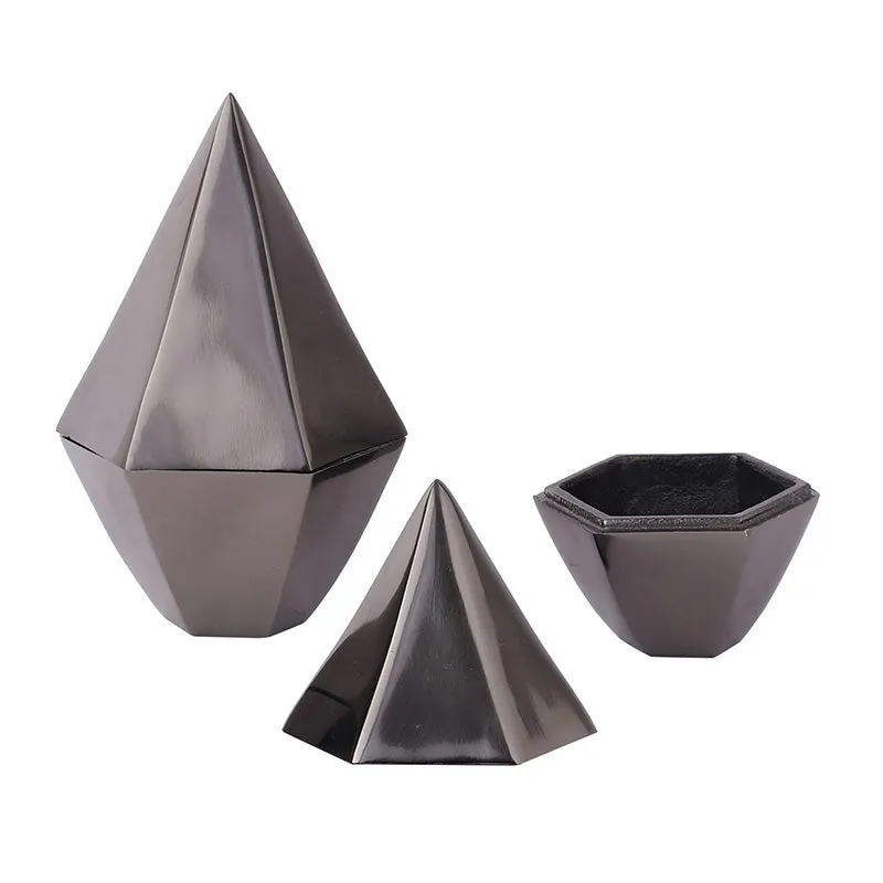 Sam Nickel Boxes | Set of 2