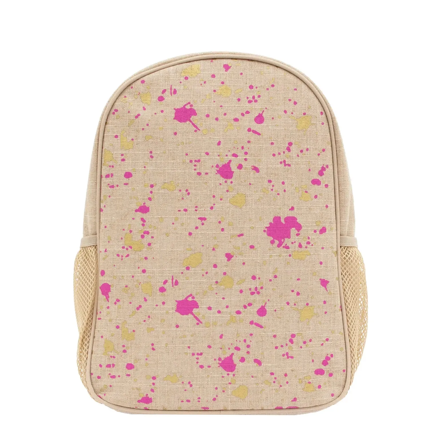 SoYoung Fuchsia and Gold Splatter Toddler Backpack