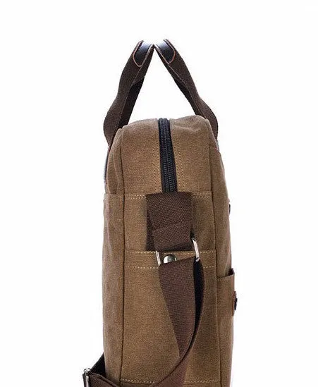 Vintage Canvas Vertical Bag For Men